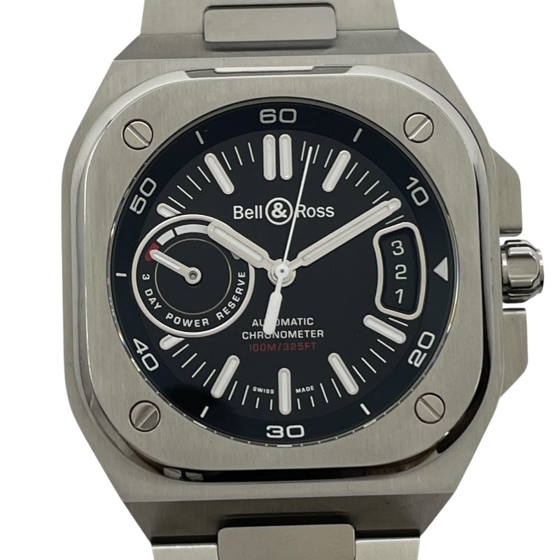 ベル＆ロス Bell & Ross BR-X5 ブラックスティール BRX5R-BL-ST/SST ブラック SS 自動巻き メンズ 腕時計
