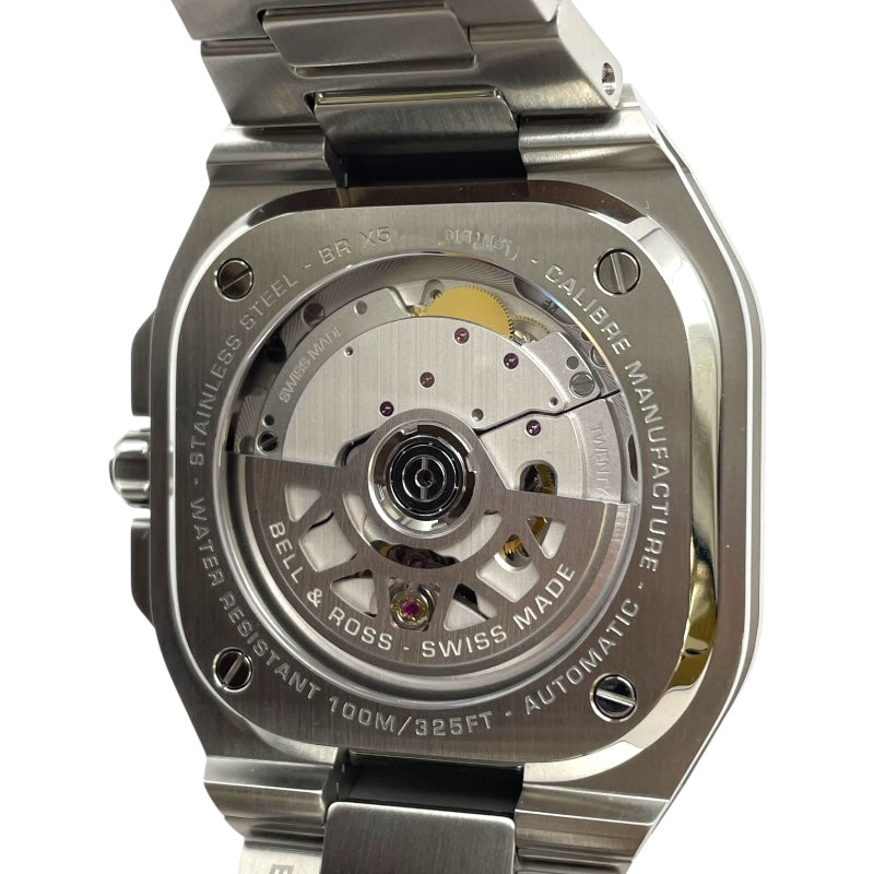 ベル＆ロス Bell & Ross BR-X5 ブラックスティール BRX5R-BL-ST/SST ブラック SS 自動巻き メンズ 腕時計