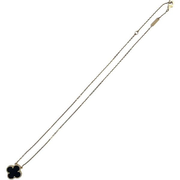 ヴァンクリーフ＆アーペル Van Cleef & Arpels ヴィンテージアルハンブラネックレス ゴールド 750/オニキス ジュエリー