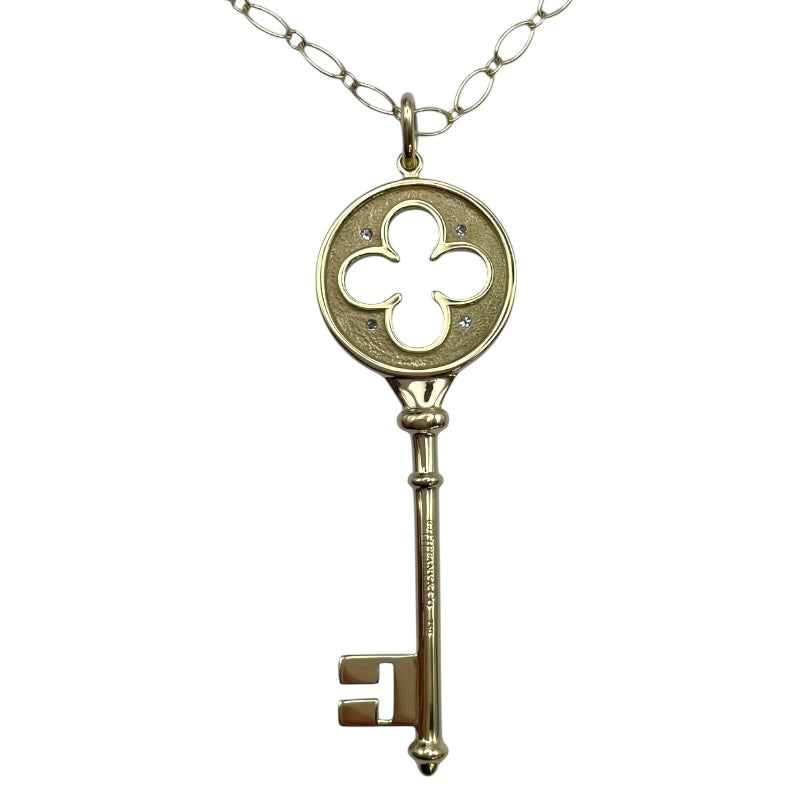 ティファニー TIFFANY＆CO キーネックレス ゴールド 750/ダイヤモンド ダイヤモンド ジュエリー