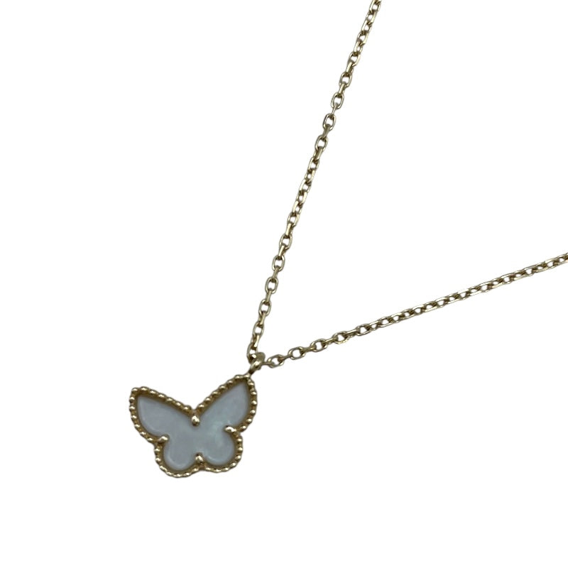 ヴァンクリーフ＆アーペル Van Cleef & Arpels スウィートアルハンブラパピヨンネックレス ゴールド 750/マザーオブパール ジュエリー