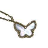 ヴァンクリーフ＆アーペル Van Cleef & Arpels スウィートアルハンブラパピヨンネックレス ゴールド 750/マザーオブパール ジュエリー