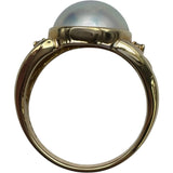 タサキ TASAKI リング イエローゴールド K18YG/パール/ダイヤモンド ジュエリー