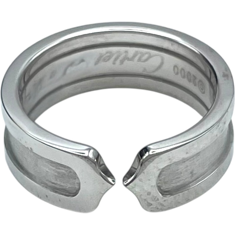 カルティエ Cartier C2リングSM ホワイトゴールド 750 ジュエリー