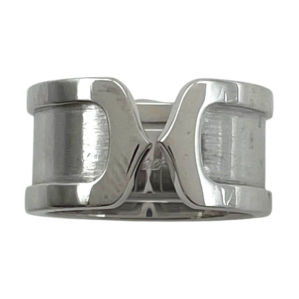 カルティエ Cartier C2リング LM ホワイトゴールド 750WG ジュエリー
