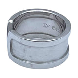 カルティエ Cartier C2リング LM ホワイトゴールド 750WG ジュエリー