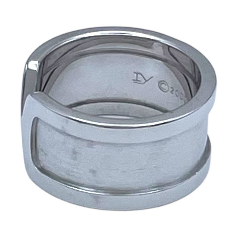 カルティエ Cartier C2リング LM ホワイトゴールド 750WG ジュエリー