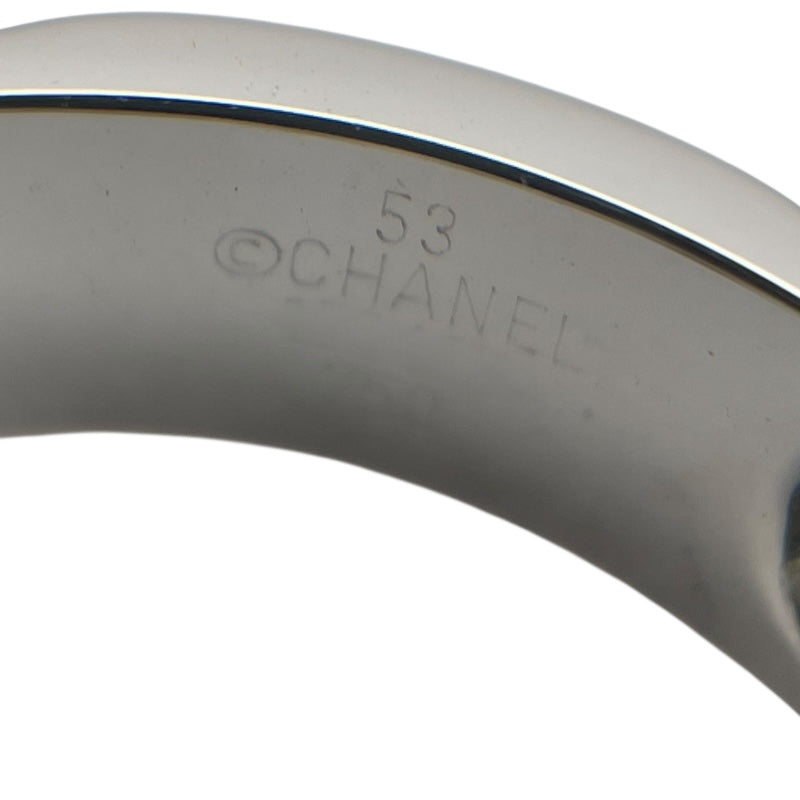 シャネル CHANEL プロフィールドカメリアダイヤリング ホワイトゴールド 750WG ジュエリー