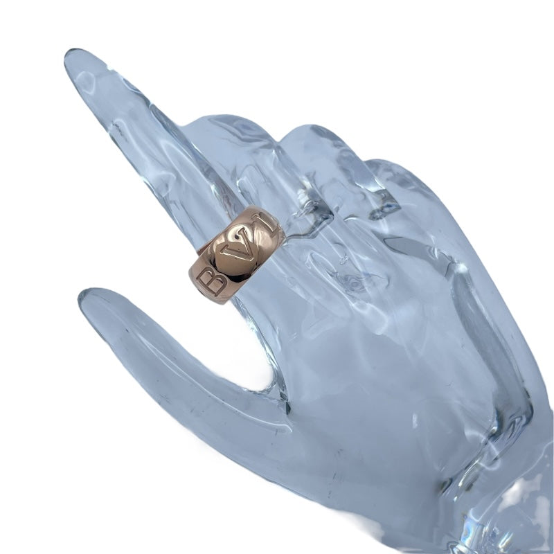 ブルガリ BVLGARI モノロゴリング ゴールド K18PG ジュエリー