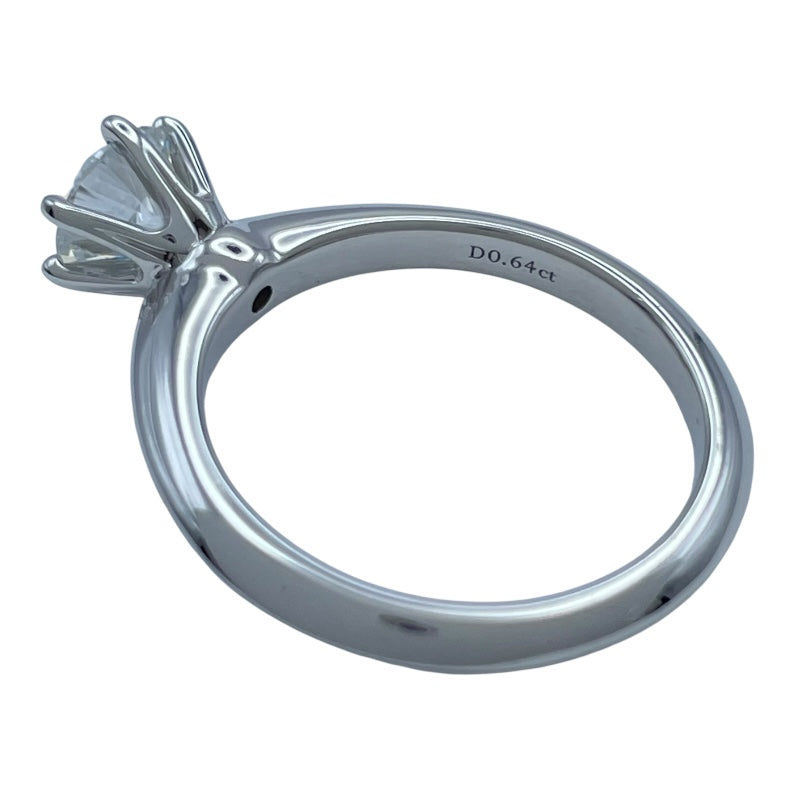 ティファニー TIFFANY＆CO ソリテールダイヤリング プラチナ Pt950 ジュエリー