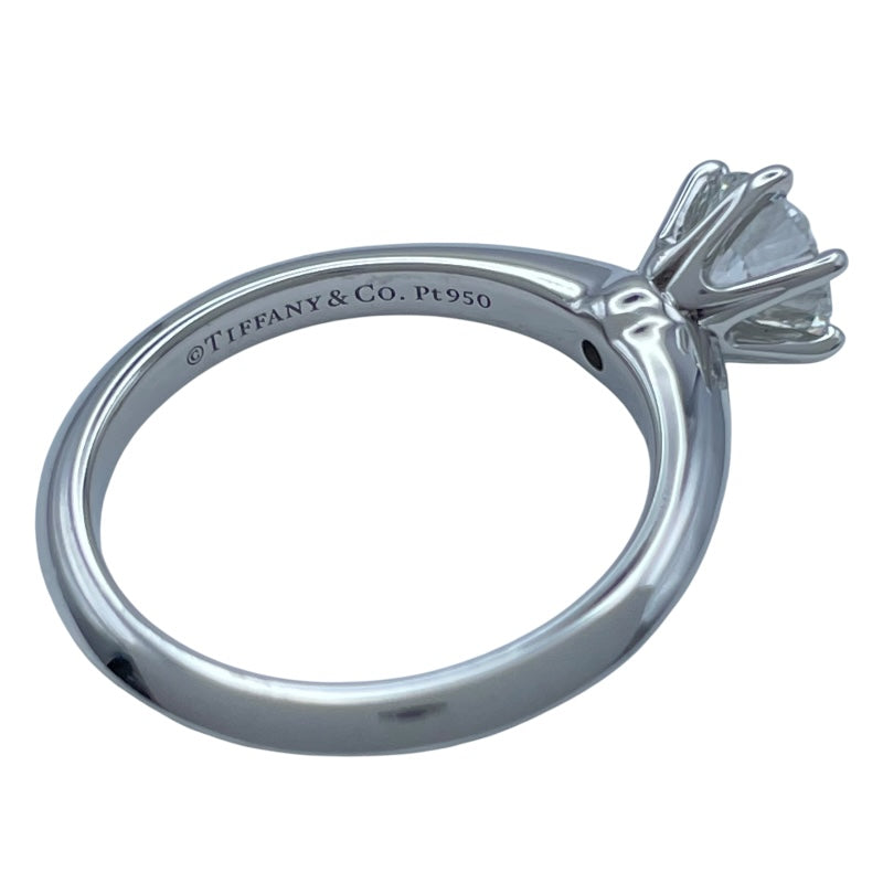 ティファニー TIFFANY＆CO ソリテールダイヤリング プラチナ Pt950 ジュエリー