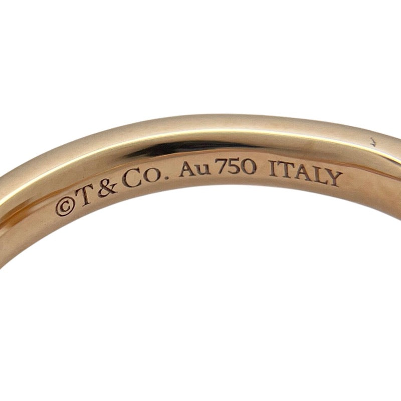 ティファニー TIFFANY＆CO Tワンダイヤリング 8号 K18PG ジュエリー