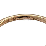 ティファニー TIFFANY＆CO Tワイヤーダイヤリング 約7号 K18PG ジュエリー