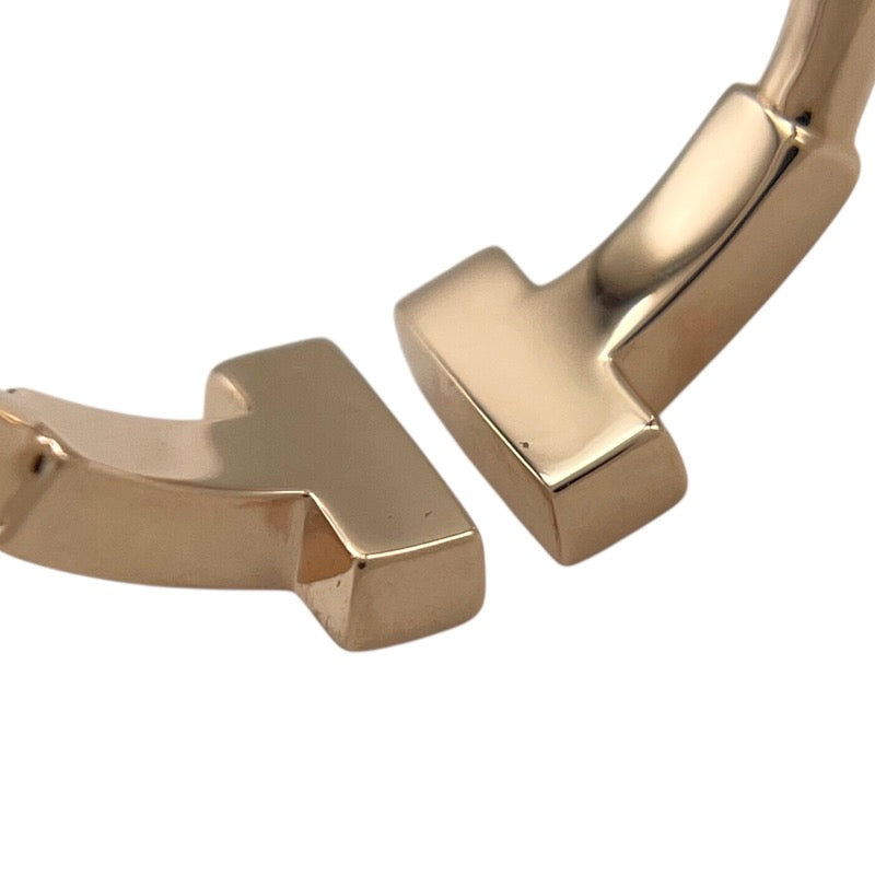 ティファニー TIFFANY＆CO Tワイヤーダイヤリング 約7号 K18PG ジュエリー