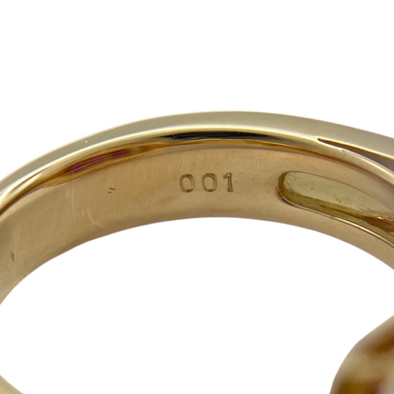 クリスチャン・ディオール Christian Dior リング 11.5号 K18YG ダイヤモンド ルビー ジュエリー
