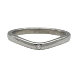 カルティエ Cartier バレリーナ カーブ ウェディング 3P ダイヤリング #49(9号) Pt950 ダイヤモンド ジュエリー
