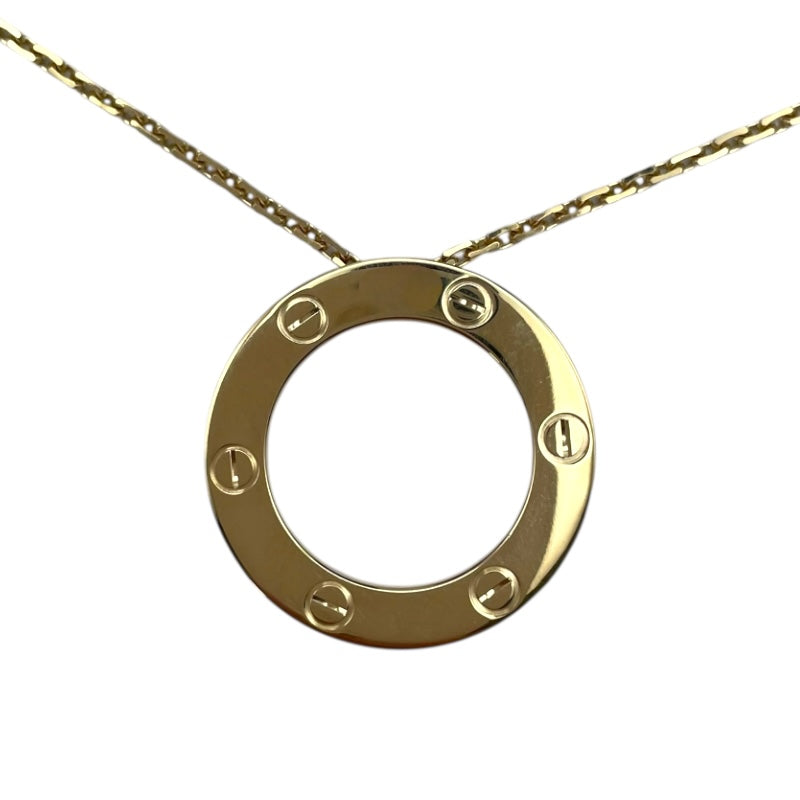 カルティエ Cartier ラブサークルネックレスラージ ゴールド 750 ジュエリー
