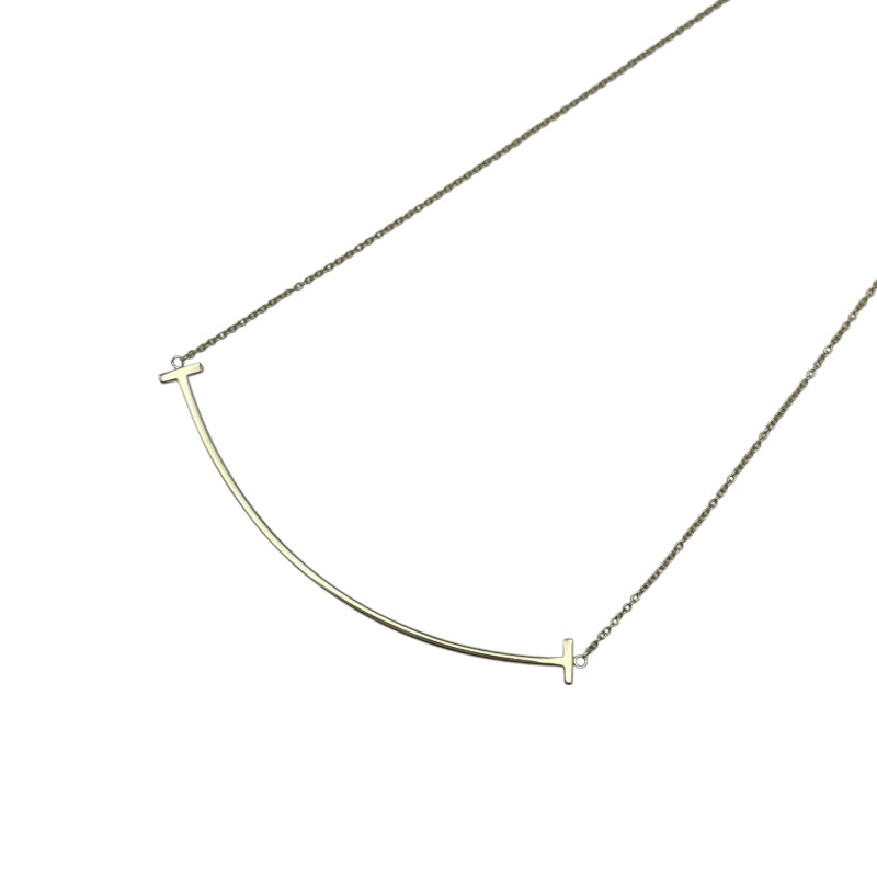 ティファニー TIFFANY＆CO Tスマイルネックレスラージ ゴールド 750 ジュエリー