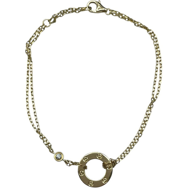 カルティエ Cartier ラブサークル2Pダイヤブレス ゴールド 750/ダイヤモンド ジュエリー