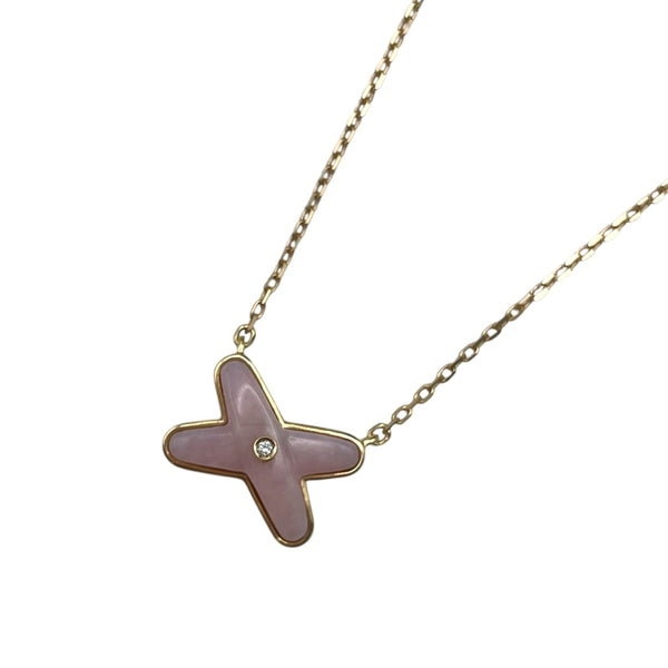 ショーメ CHAUMET ジュドゥ ピンクゴールド 750PG/ピンクオパール/ダイヤモンド ジュエリー