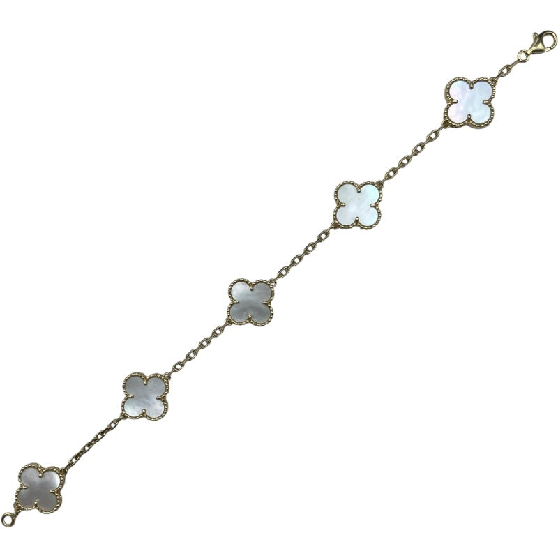 ヴァンクリーフ＆アーペル Van Cleef & Arpels ヴィンテージアルハンブラ 5Pブレス ゴールド 750/マザーオブパール ジュエリー