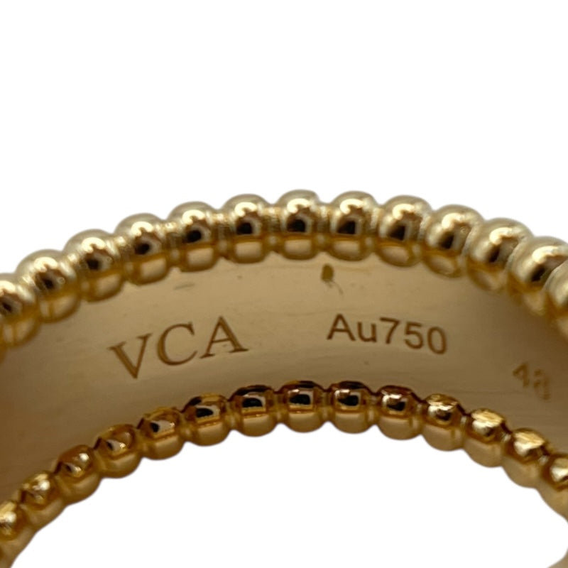 ヴァンクリーフ＆アーペル Van Cleef & Arpels ペルレシニアチュール リング ゴールド Au750 ジュエリー