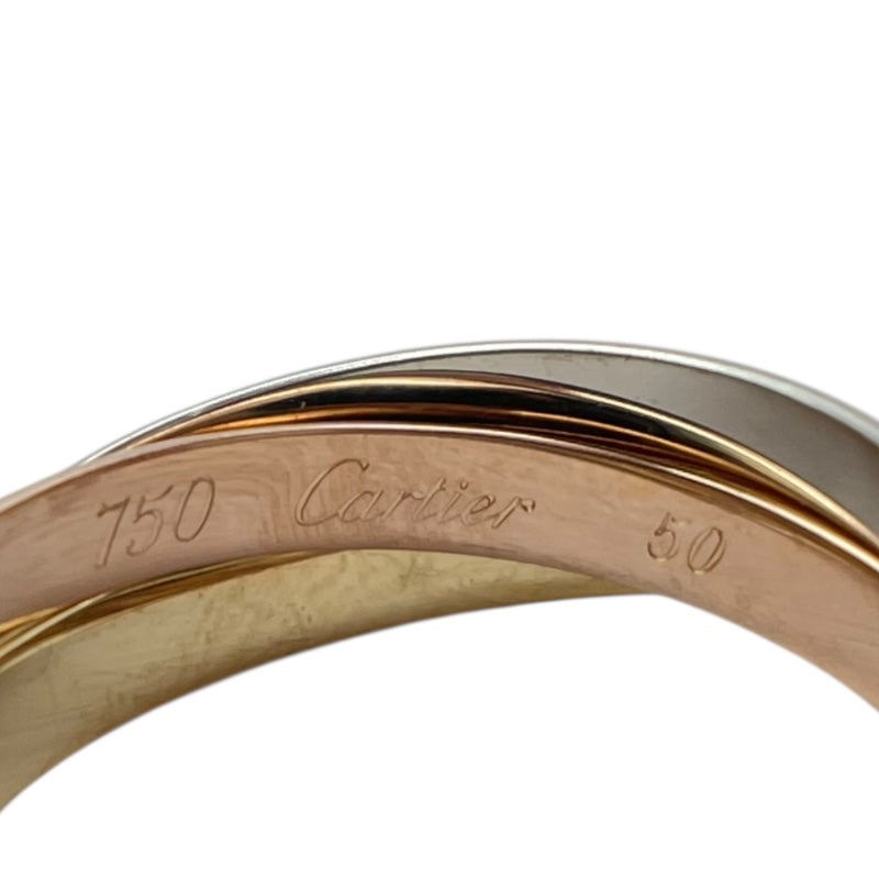 カルティエ Cartier トリニティリング SM イエローゴールド×ホワイトゴールド×ピンクゴールド 750 ジュエリー