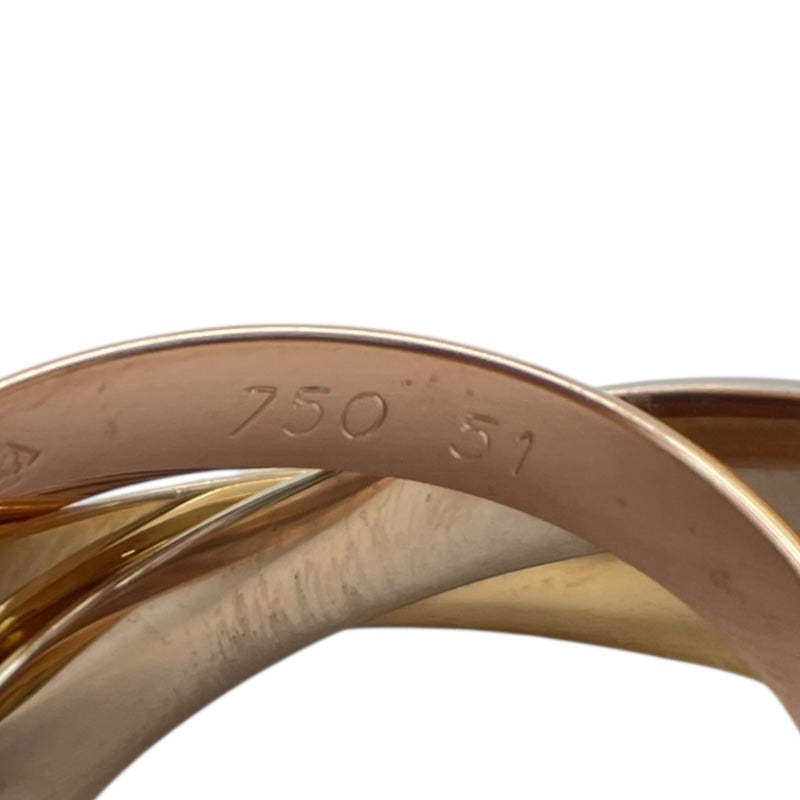 カルティエ Cartier トリニティリング イエローゴールド×ホワイトゴールド×ピンクゴールド 750 ジュエリー