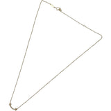 ティファニー TIFFANY＆CO Tスマイルダイヤネックレスミニ ゴールド Au750 ジュエリー