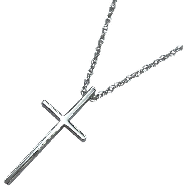 ティファニー TIFFANY＆CO クロスネックレス ホワイトゴールド 750 ジュエリー