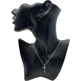 ティファニー TIFFANY＆CO クロスネックレス ホワイトゴールド 750 ジュエリー