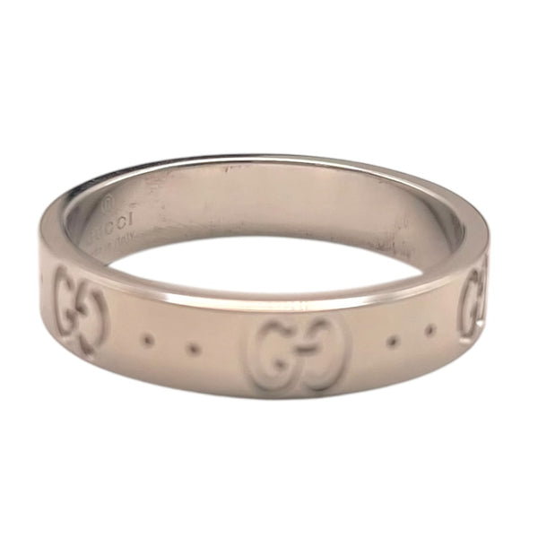 グッチ GUCCI アイコンリング ホワイトゴールド 750WG ジュエリー