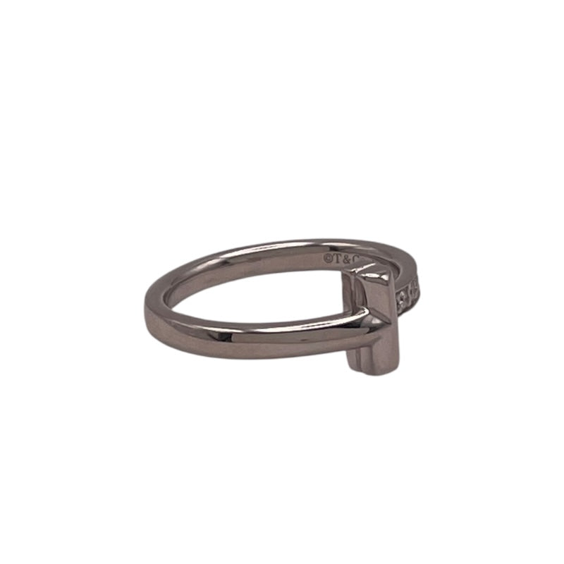 ティファニー TIFFANY＆CO Tワンリング ホワイトゴールド Au750 ダイヤモンド ジュエリー