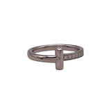 ティファニー TIFFANY＆CO Tワンリング ホワイトゴールド Au750 ダイヤモンド ジュエリー