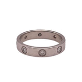 カルティエ Cartier ミニラブリング 8Pダイヤ ホワイトゴールド 750 ダイヤモンド ジュエリー