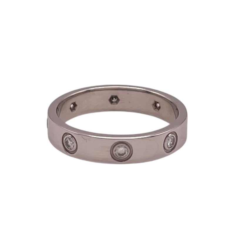 カルティエ Cartier ミニラブリング 8Pダイヤ ホワイトゴールド 750 ダイヤモンド ジュエリー