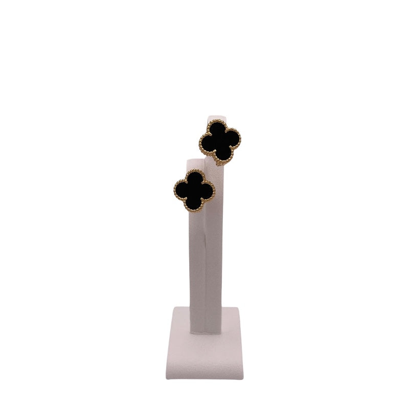 ヴァンクリーフ＆アーペル Van Cleef & Arpels ヴィンテージアルハンブラピアス ゴールド 750 オニキス ジュエリー