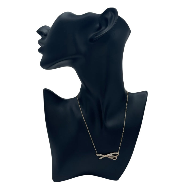 ティファニー TIFFANY＆CO リボンモチーフボウネックレス ピンクゴールド K18PG ジュエリー