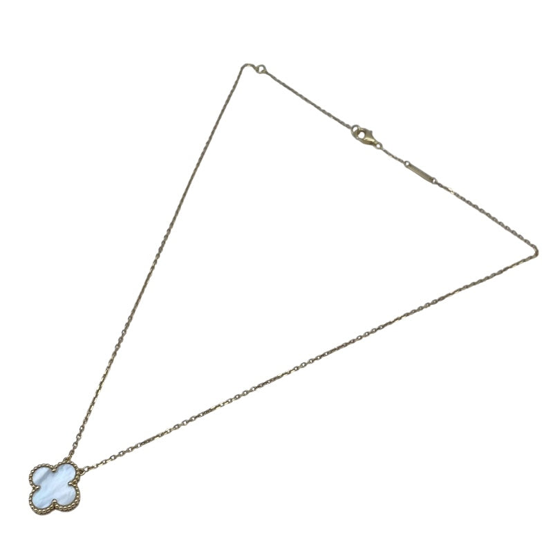 ヴァンクリーフ＆アーペル Van Cleef & Arpels ヴィンテージアルハンブラネックレス ゴールド Au750 マザー オブ パール ジュエリー