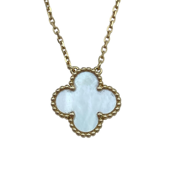 ヴァンクリーフ＆アーペル Van Cleef & Arpels ヴィンテージアルハンブラネックレス ゴールド K18YG ジュエリー