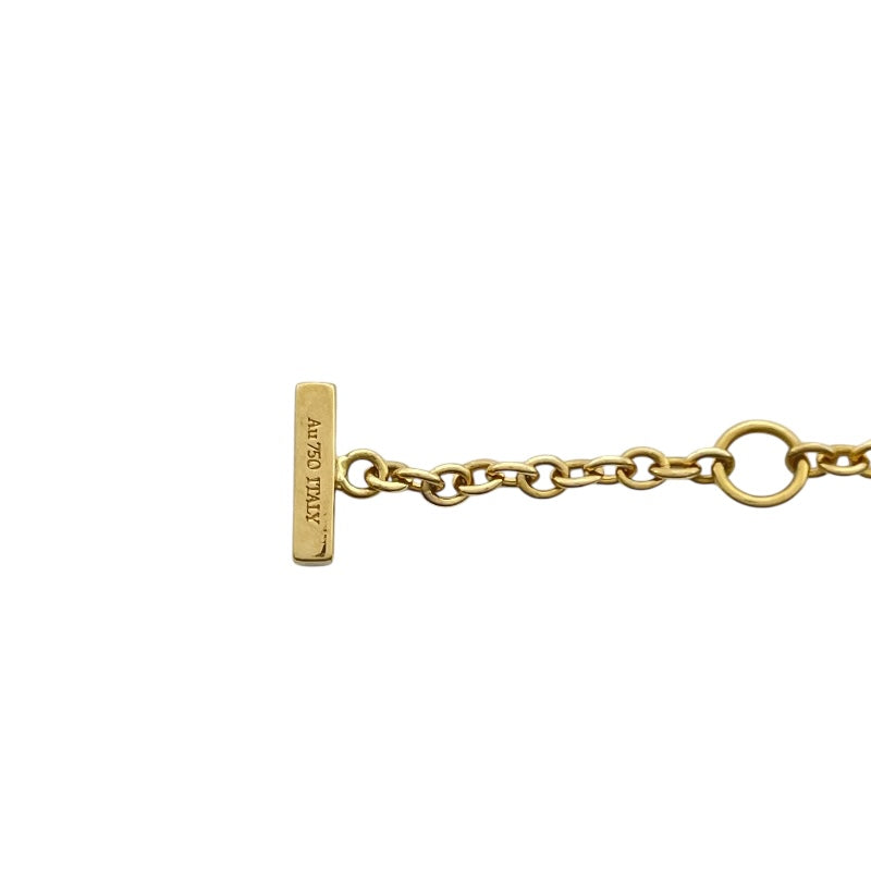 ティファニー TIFFANY＆CO Tスマイルブレスミディアム ゴールド K18YG ジュエリー