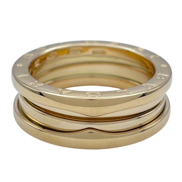 ブルガリ BVLGARI ビーゼロワンリング2バンド ゴールド K18YG ジュエリー