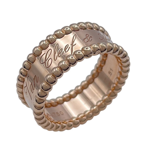 ヴァンクリーフ＆アーペル Van Cleef & Arpels ペルレ シニアチュール リング ピンクゴールド K18PG ジュエリー