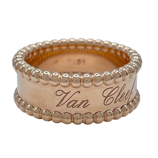 ヴァンクリーフ＆アーペル Van Cleef & Arpels ペルレ シニアチュール リング ピンクゴールド K18PG ジュエリー