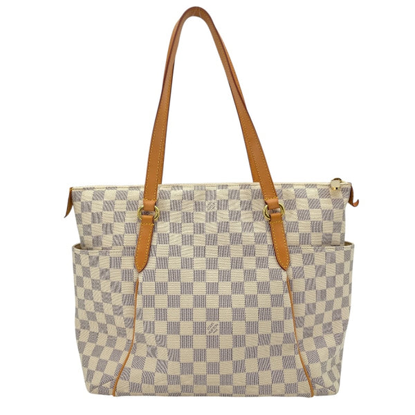ルイ・ヴィトン LOUIS VUITTON トータリーMM N51262 ホワイト ダミエ・アズール レディース トートバッグ