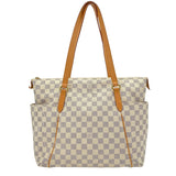 ルイ・ヴィトン LOUIS VUITTON トータリーMM N51262 ホワイト ダミエ・アズール レディース トートバッグ