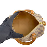 ルイ・ヴィトン LOUIS VUITTON スピーディ･バンドリエール 25 N40608 ホワイト ダミエ・アズール レディース ショルダーバッグ