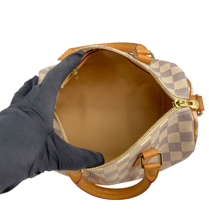 ルイ・ヴィトン LOUIS VUITTON スピーディ･バンドリエール 25 N40608 ホワイト ダミエ・アズール レディース ショルダーバッグ
