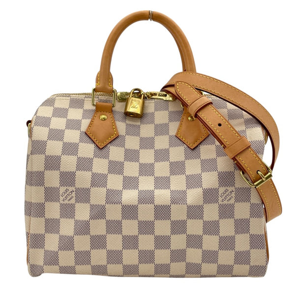 ルイ・ヴィトン LOUIS VUITTON スピーディ･バンドリエール 25 N40608 ホワイト ダミエ・アズール レディース ショルダーバッグ