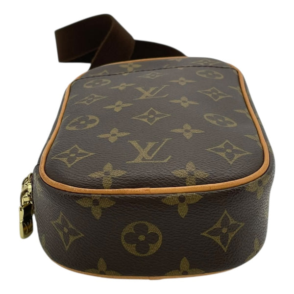ルイ・ヴィトン LOUIS VUITTON ポシェット・ガンジュ M51870 ブラウン モノグラム・キャンバス ユニセックス ショルダーバッグ